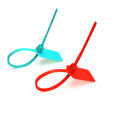 398N Resistencia a la tracción Sellos de plástico de uso pesado para protección a prueba de alteraciones