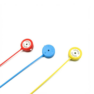 Sellos de seguridad de plástico CE RoHs con resistencia a la tracción de 69N e impresión láser