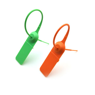 Sello de seguridad de plástico de 200 mm de longitud, PP y acero inoxidable, a prueba de manipulaciones, con resistencia a la tracción > 100N