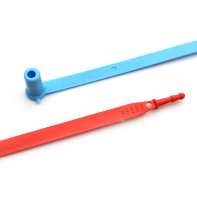 200mm Fixed Length Orange Plastic Ring One Time Safety Container Truck Seal for Cargo