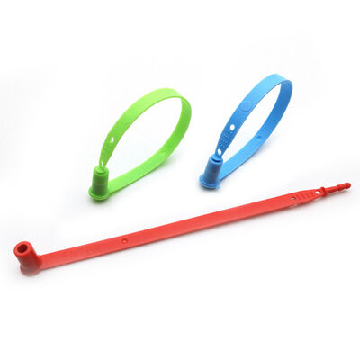 200mm Fixed Length Orange Plastic Ring One Time Safety Container Truck Seal for Cargo