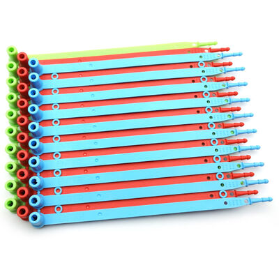 Sello de contenedor de plástico ABS de 200 mm con resistencia a la tracción de 194N Color personalizado