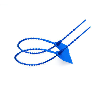 350 mm Longitud 200 N Resistencia a la Tracción Sello de Seguridad de Plástico a Prueba de Manipulación para Logística con Impresión Láser