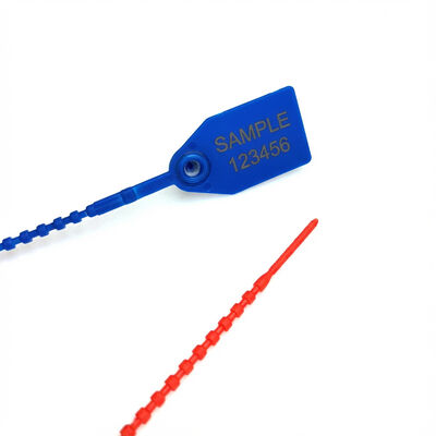 350 mm Longitud 200 N Resistencia a la Tracción Sello de Seguridad de Plástico a Prueba de Manipulación para Logística con Impresión Láser