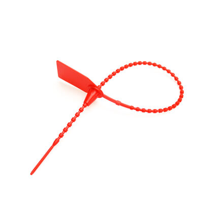 350 mm Longitud 200 N Resistencia a la Tracción Sello de Seguridad de Plástico a Prueba de Manipulación para Logística con Impresión Láser