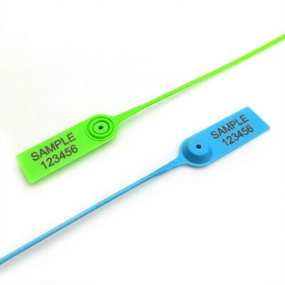 450mm Longitud Sello de Seguridad de Plástico con Impresión Láser y Resistencia a la Tracción > 150N para Cierre Desechable Seguro