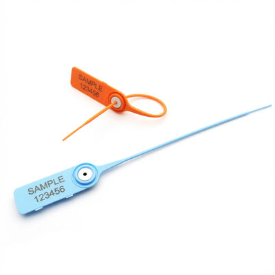 200mm Pull Tight Plastic Seal for Security Tag White Indicative and Laser/Hot Stamp Print