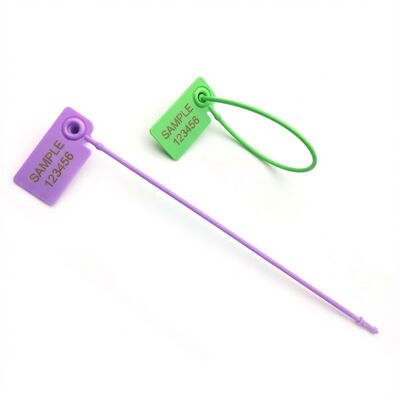 1.70 g / pc ABS US-PS170FL Tamper Evident Plastic Security Seal Tag for Garment Clothes Shoes