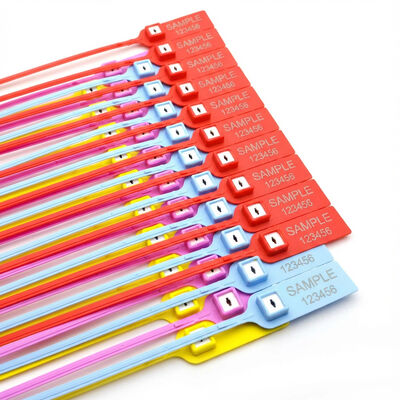 US-PS300M Sello de seguridad de plástico de tira con 268 N Resistencia a la tracción 300 mm de longitud y material de acero inoxidable PP