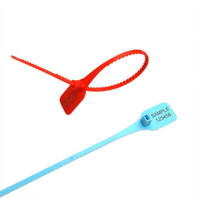 Self-locking PP Strip Seal with Marking Area L 33 * W 25 mm and Custom Plastic Tag