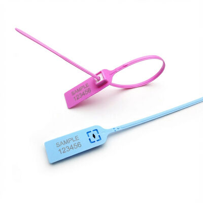 Disposable Plastic Tamper Seals With 268N Tensile Strength And 380mm Length