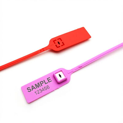 Disposable Plastic Tamper Seals With 268N Tensile Strength And 380mm Length