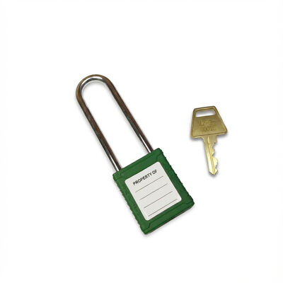 Sleutelhoudend LOTO-veiligheidshangslot met stalen of nylon boeien aanpasbaar