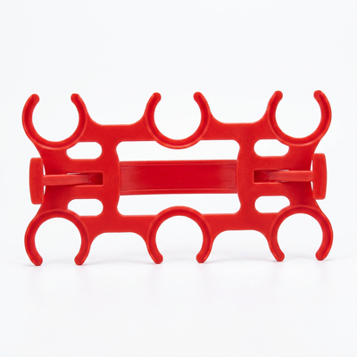 HDPE Plastic 6 Pack Bottle Holder Plastic Milk Bottle Carrier Durable
