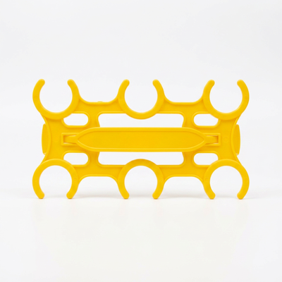 HDPE Plastic 6 Pack Bottle Holder Plastic Milk Bottle Carrier Durable